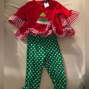 12 Month Baby Girl Christmas Outfit | Rare Tool